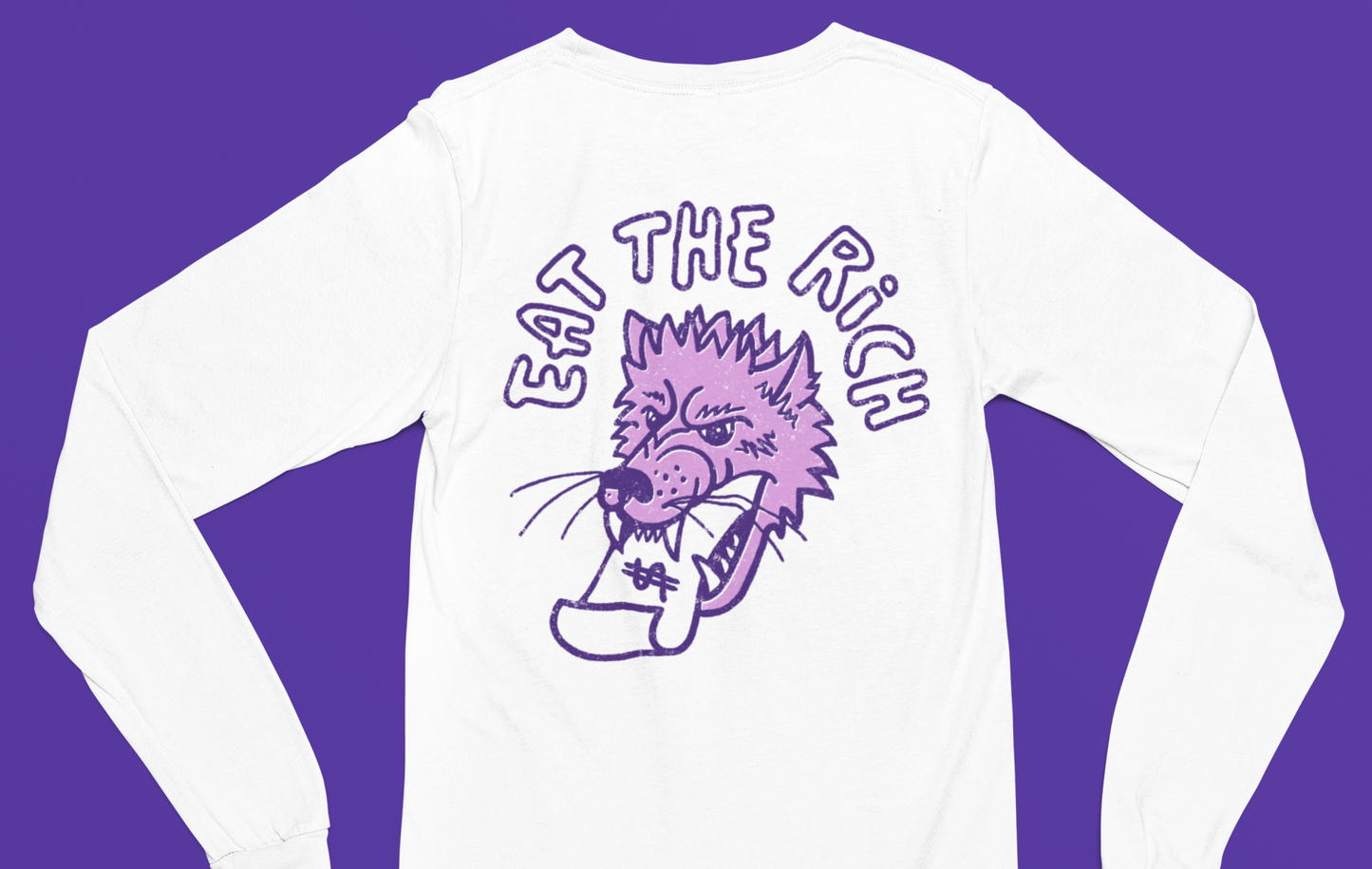 Eat The Rich Long Sleeve Tee