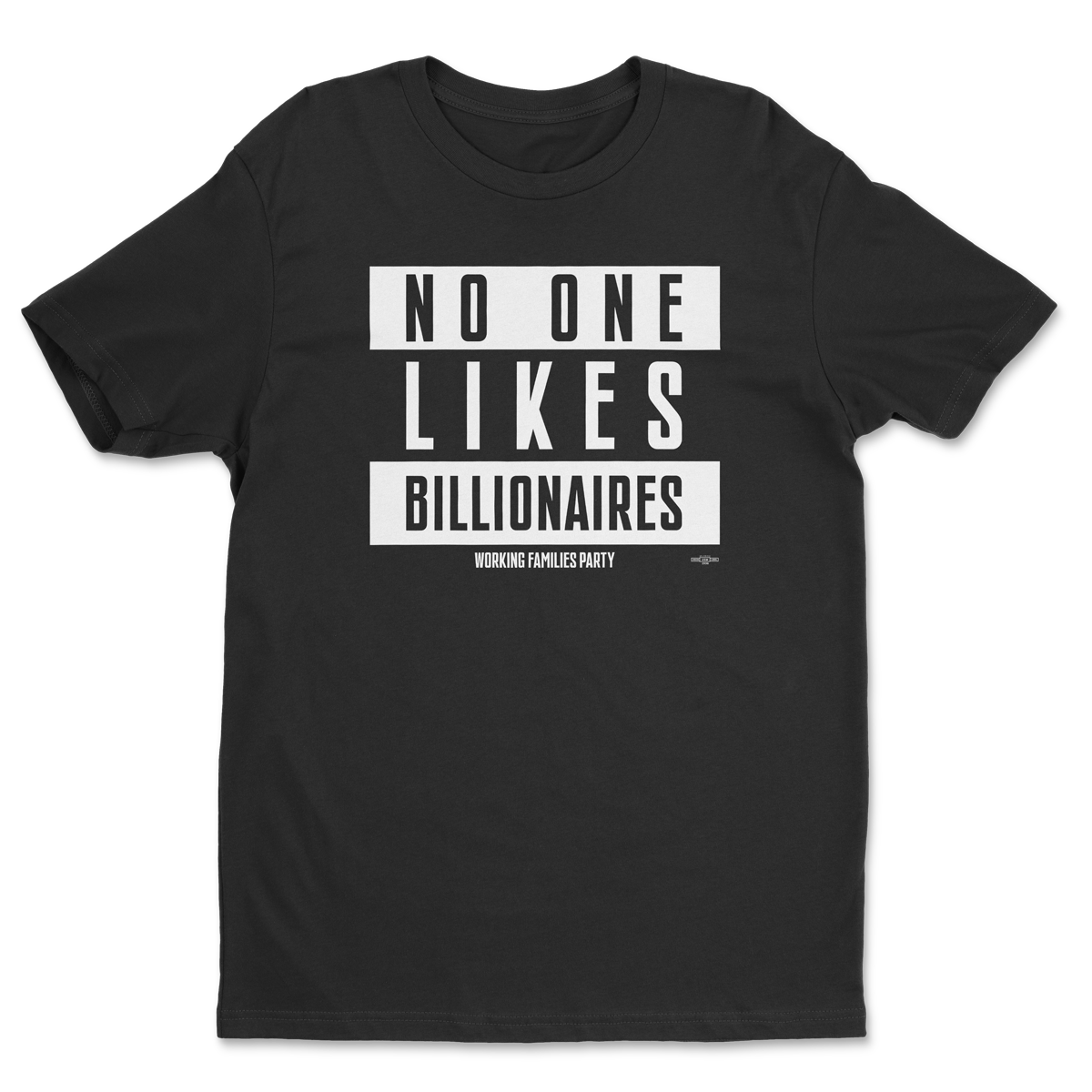 No One Likes Billionaires Tee (Black)