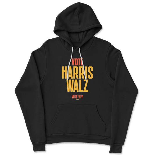 Vote Harris Walz Black Pullover